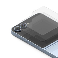 [Pachet 2x] Folie sticla Samsung Galaxy Z Flip6 Ringke Cover Display Tempered Glass, transparenta