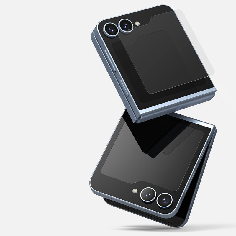 [Pachet 2x] Folie sticla Samsung Galaxy Z Flip6 Ringke Cover Display Tempered Glass, transparenta