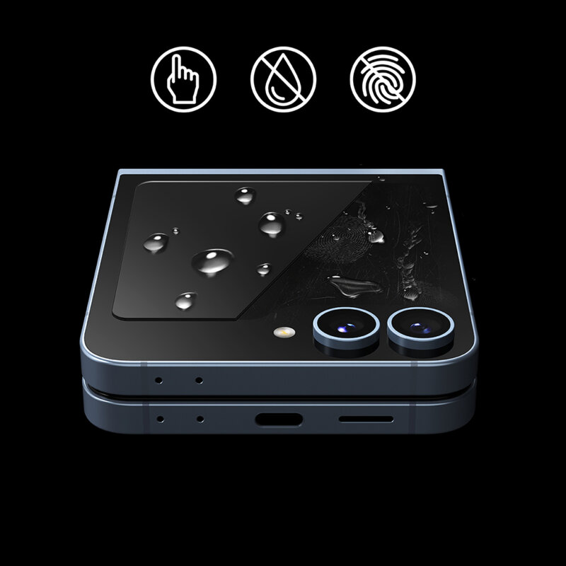 [Pachet 2x] Folie sticla Samsung Galaxy Z Flip6 Ringke Cover Display Tempered Glass, transparenta