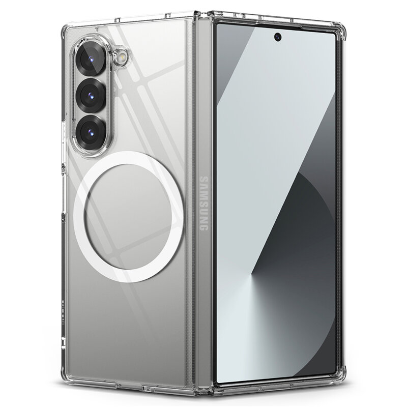 Husa Samsung Galaxy Z Fold6 Ringke Fusion MagSafe, transparenta