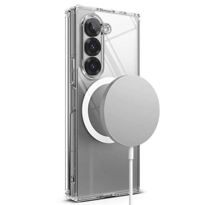 Husa Samsung Galaxy Z Fold6 Ringke Fusion MagSafe, transparenta