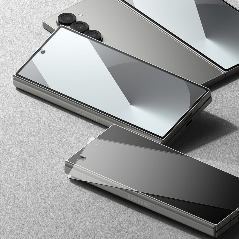 [Pachet 2x] Folie sticla Samsung Galaxy Z Fold6 Ringke Cover Display Tempered Glass, transparenta
