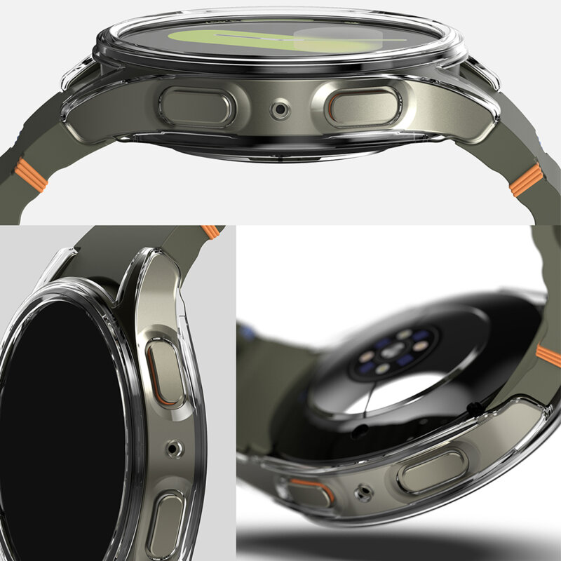 Husa + folie Samsung Galaxy Watch7 40mm Ringke Slim, transparenta