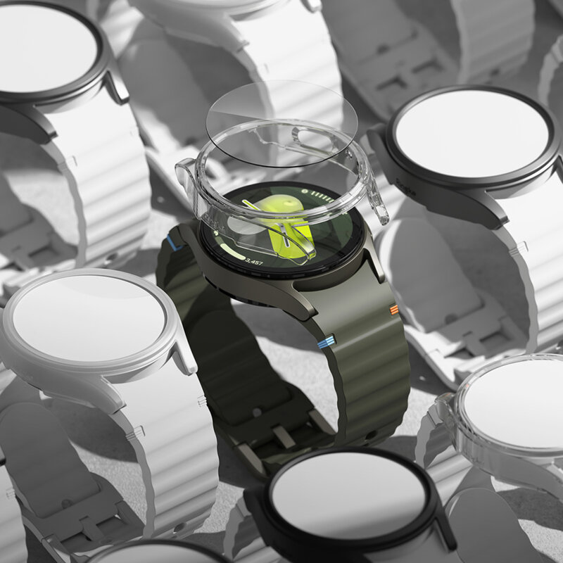 Husa + folie Samsung Galaxy Watch7 40mm Ringke Slim, transparenta