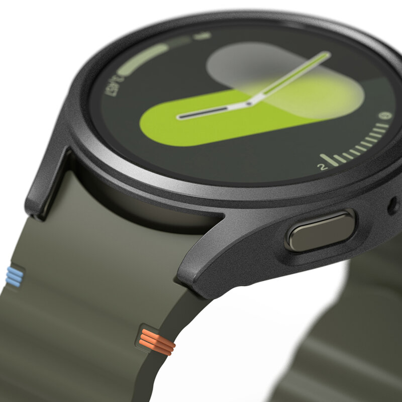 Husa + folie Samsung Galaxy Watch7 40mm Ringke Slim, negru