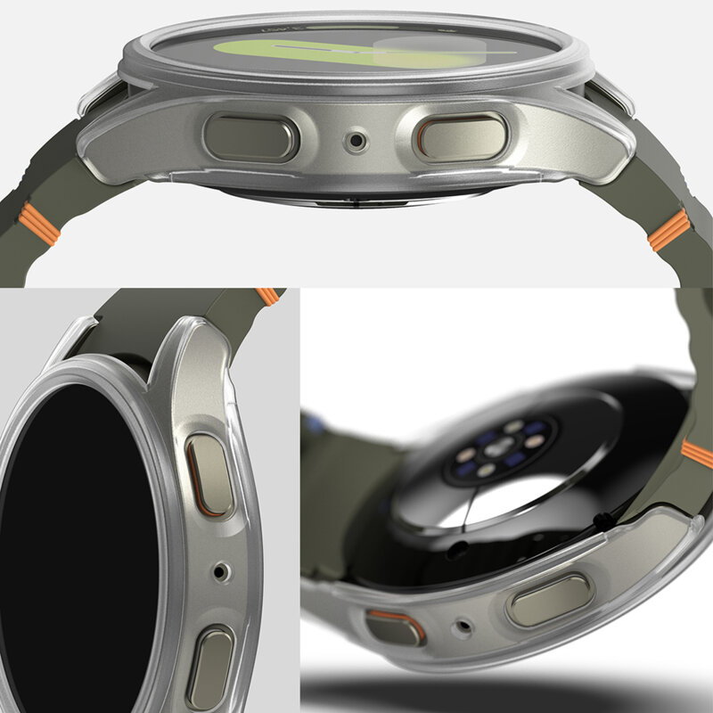 Husa + folie Samsung Galaxy Watch7 44mm Ringke Slim, mata