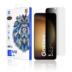 Folie sticla Samsung Galaxy S23 Plus Lito UV Glue, privacy