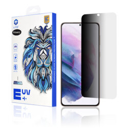 Folie sticla Samsung Galaxy S21 Plus 5G Lito UV Glue PRIVACY, clear