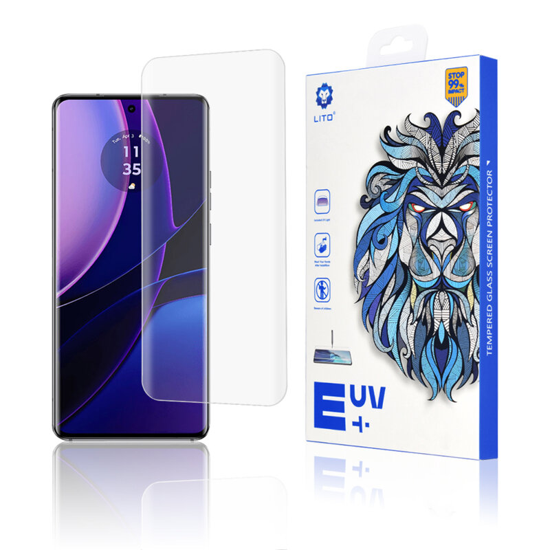 Folie sticla Motorola Edge (2023) Lito UV Glue, transparenta