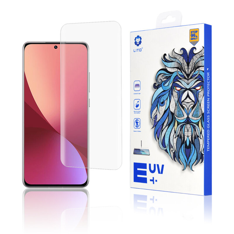 Folie sticla Xiaomi 12 Lito UV Glue, clear