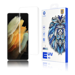 Folie sticla Samsung Galaxy S21 Ultra 5G Lito UV Glue, clear