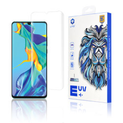 Folie Sticla Huawei P30 Pro Lito UV Glue 9H Cu Lampa Si Adeziv Lichid - Clear