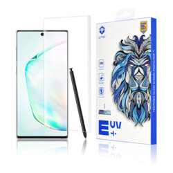 Folie Sticla Samsung Galaxy Note 10 Plus 5G Lito UV Glue 9H Cu Lampa Si Adeziv Lichid - Clear