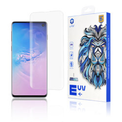 Folie Sticla Samsung Galaxy S10 Lito UV Glue 9H Cu Lampa Si Adeziv Lichid - Clear