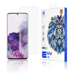 Folie Sticla Samsung Galaxy S20 5G Lito UV Glue 9H Cu Lampa Si Adeziv Lichid - Clear