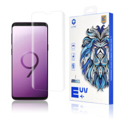 Folie Sticla Samsung Galaxy S9 Lito UV Glue 9H Cu Lampa Si Adeziv Lichid - Clear