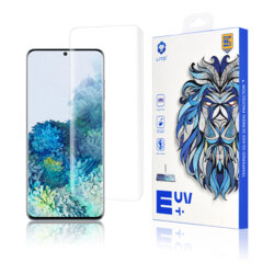 Folie Sticla Samsung Galaxy S20 Plus 5G Lito UV Glue 9H Cu Lampa Si Adeziv Lichid - Clear