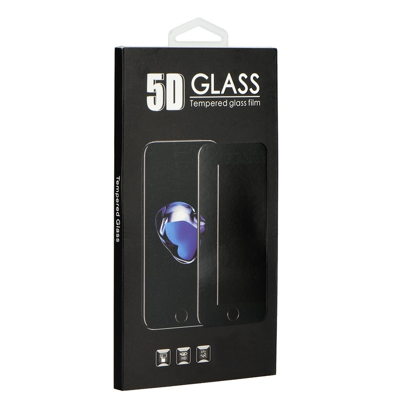 Folie Protectie iPhone 8 5D EdgeGlue - Alb