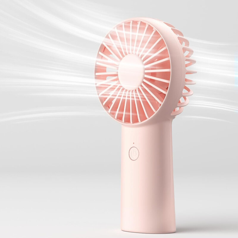 Mini ventilator portabil premium JisuLife FA20X, roz