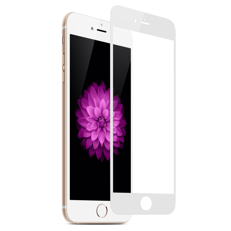 Folie Protectie iPhone 6 Plus, 6s Plus 5D EdgeGlue - Alb