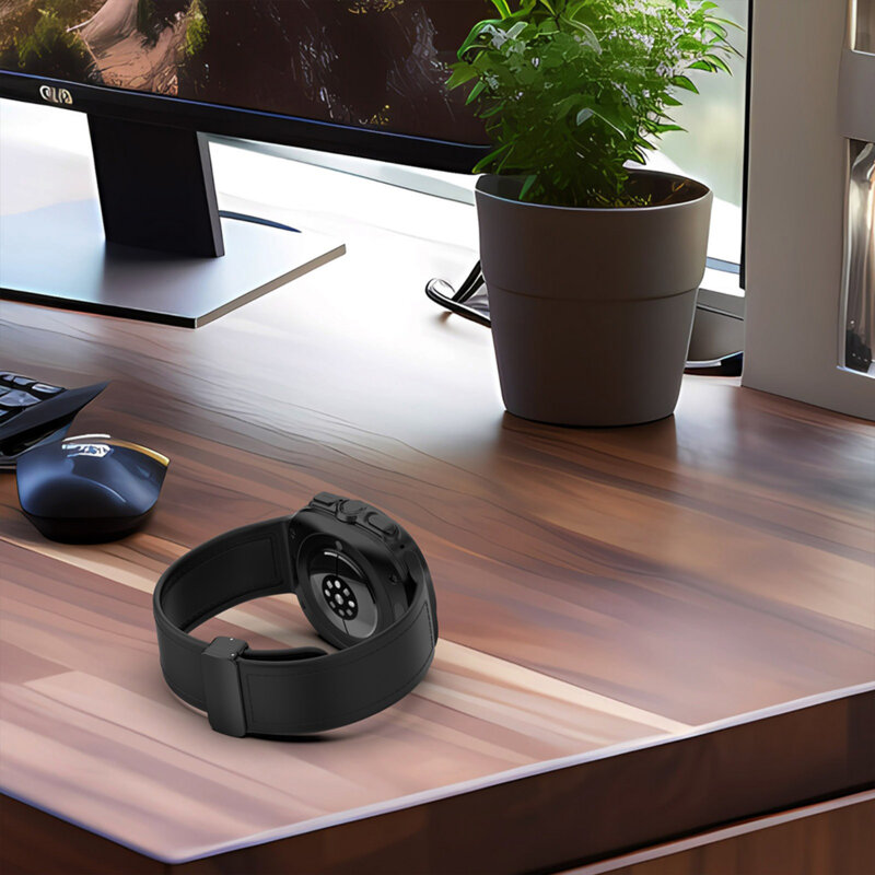 Curea Samsung Galaxy Watch Ultra 47mm Techsuit, negru, W056