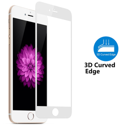 Folie Protectie iPhone 8 Sticla Securizata 3D FullGlue - Alb (ANTI-BLUERAY)