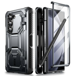 [Pachet 360°] Husa + folie Samsung Galaxy Z Fold6 I-Blason Armorbox, negru