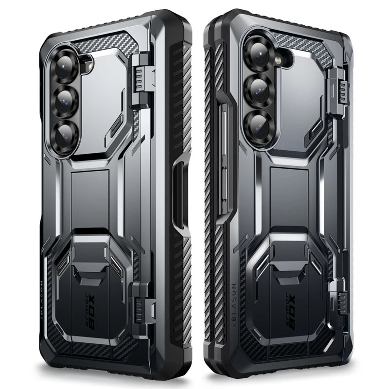 [Pachet 360°] Husa + folie Samsung Galaxy Z Fold6 I-Blason Armorbox, negru