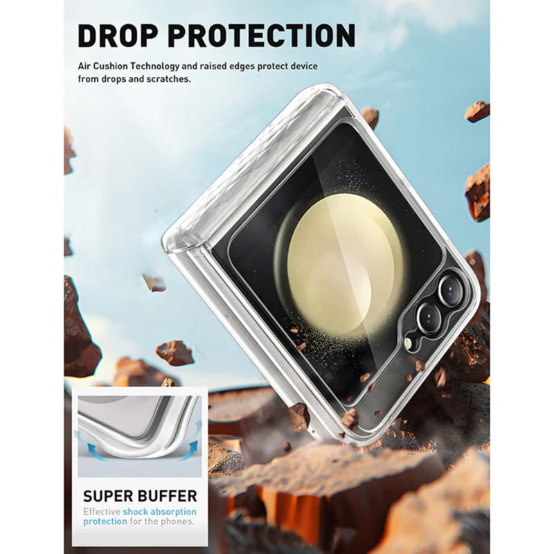 Husa Samsung Galaxy Z Flip6 I-Blason Cosmo, transparenta