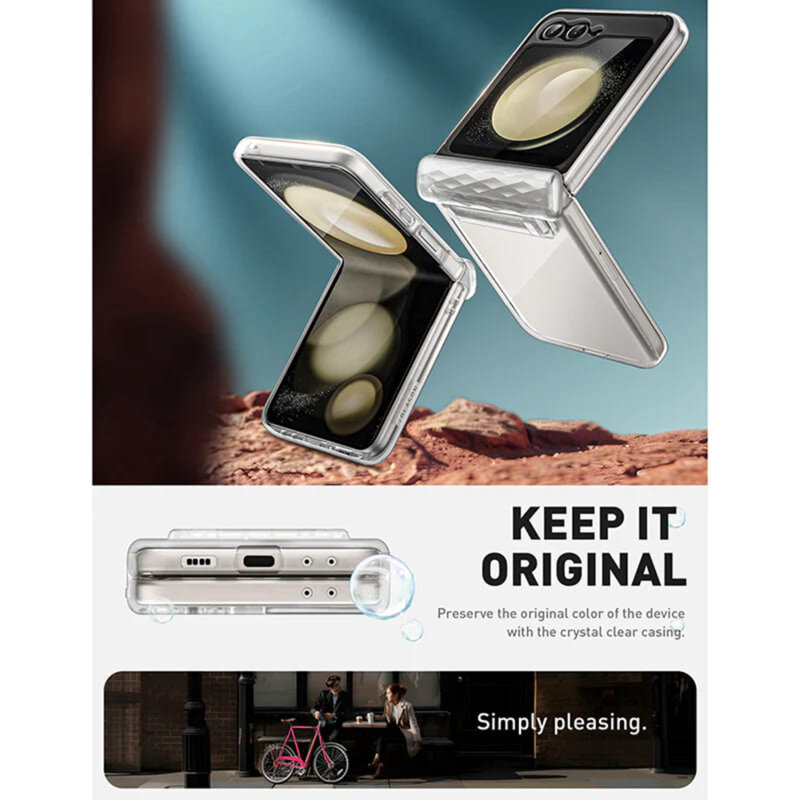 Husa Samsung Galaxy Z Flip6 I-Blason Cosmo, transparenta