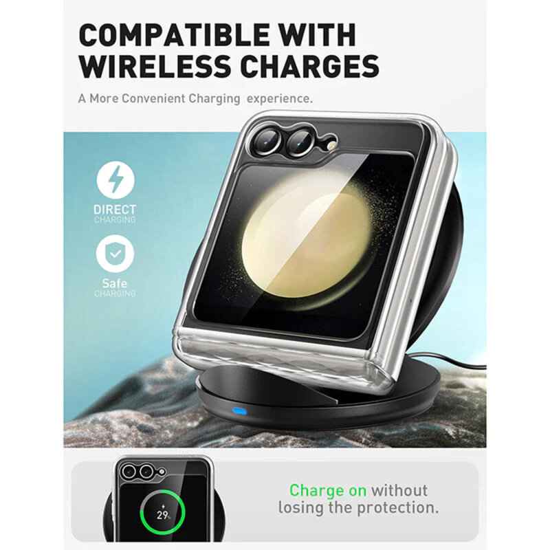 Husa Samsung Galaxy Z Flip6 I-Blason Cosmo, transparenta