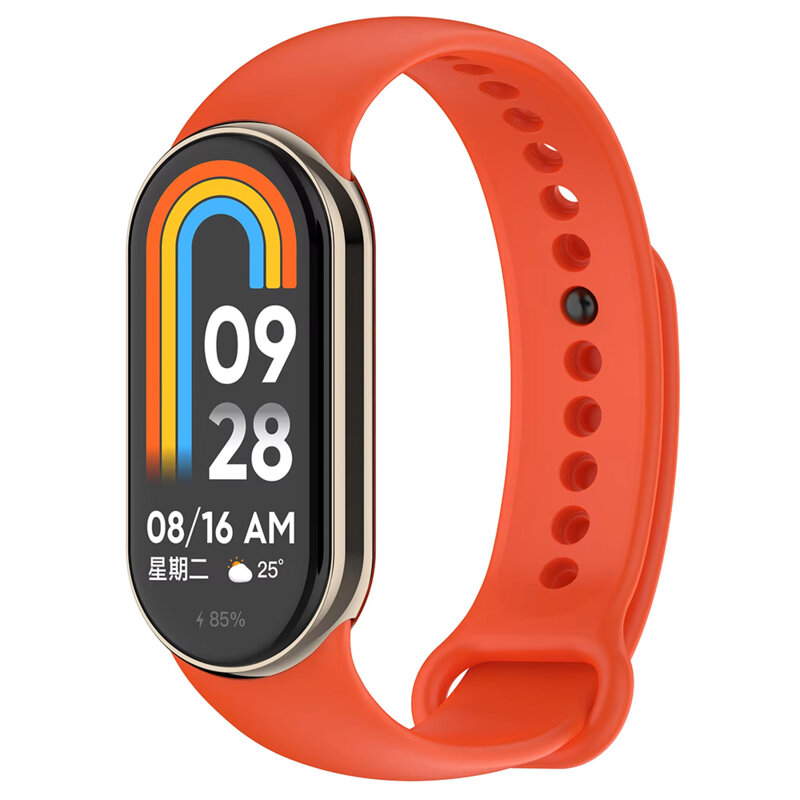 Bratara Xiaomi Mi Band 8 NFC Techsuit, coral, W014