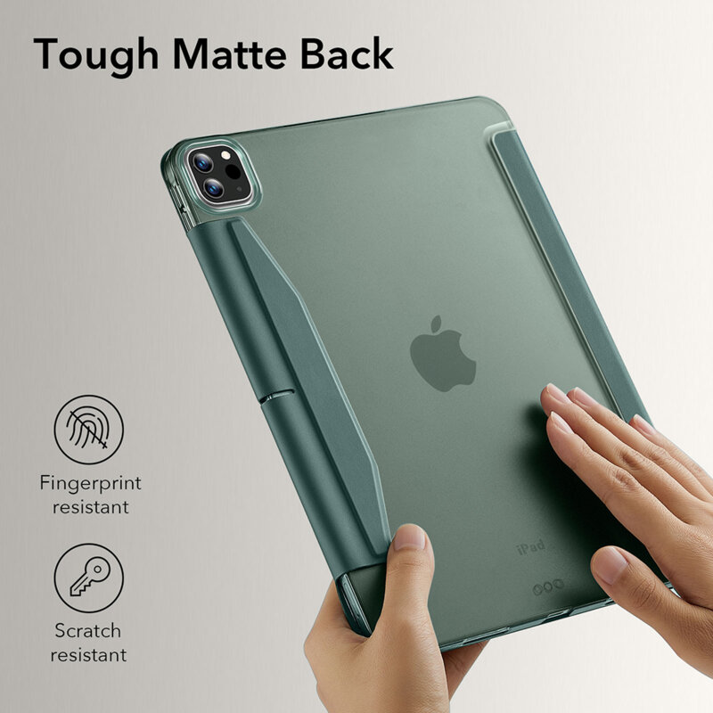Husa iPad Pro 11 (2024) ESR Ascend Trifold, Forest Green