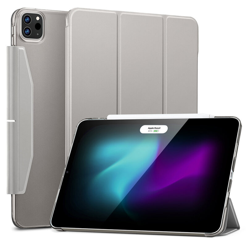 Husa iPad Pro 11 (2024) ESR Ascend Trifold, Grey