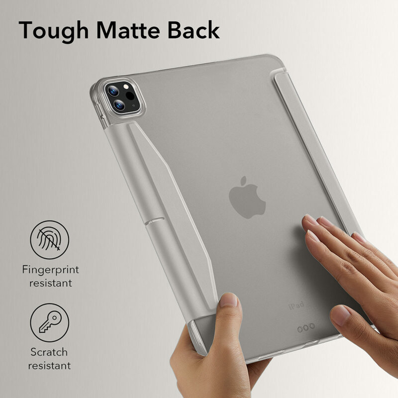 Husa iPad Pro 13 (2024) ESR Ascend Trifold, Grey