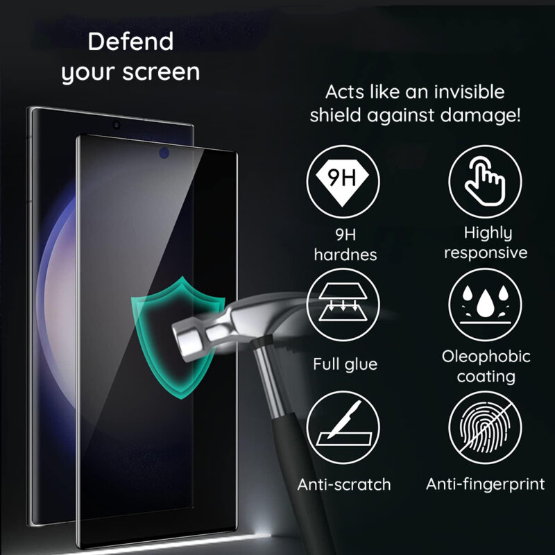 Folie sticla iPhone 15 Plus Lito HD PRO Privacy, negru