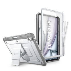 Husa iPad Air 11 (2024) Supcase Unicorn Beetle Pro, alb