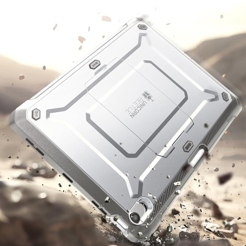 Husa iPad Air 11 (2024) Supcase Unicorn Beetle Pro, alb