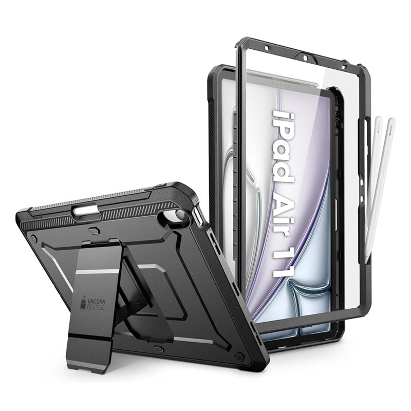 Husa iPad Air 11 (2024) Supcase Unicorn Beetle Pro, negru