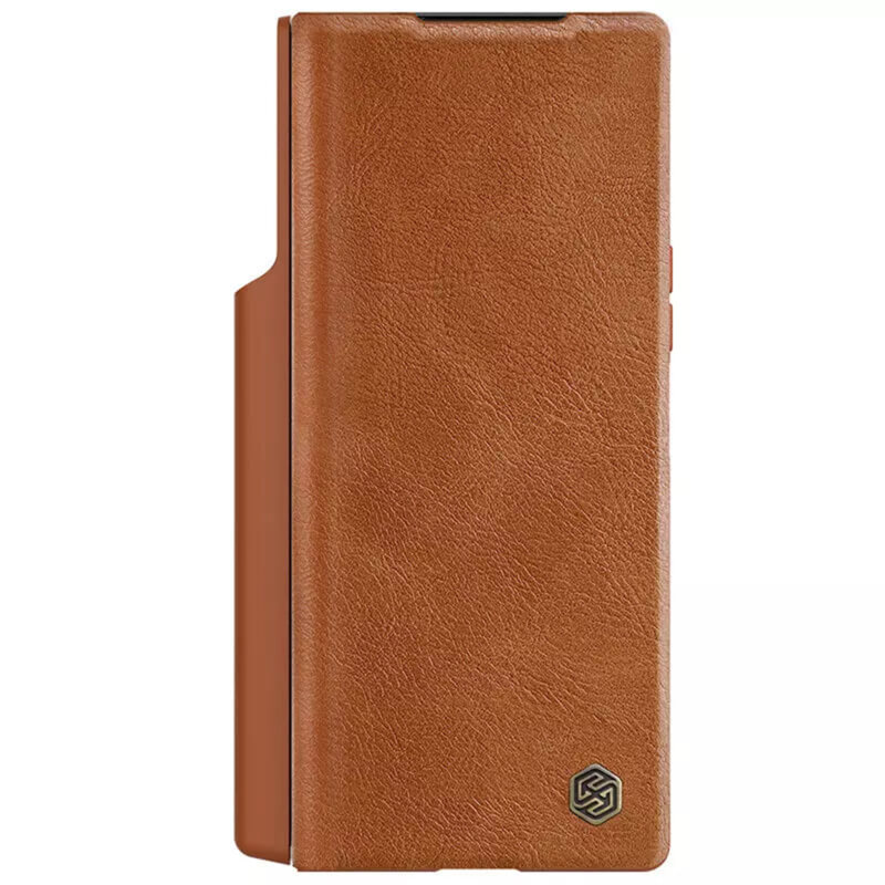 Husa Samsung Galaxy Z Fold6 Nillkin Qin Pro Leather, maro
