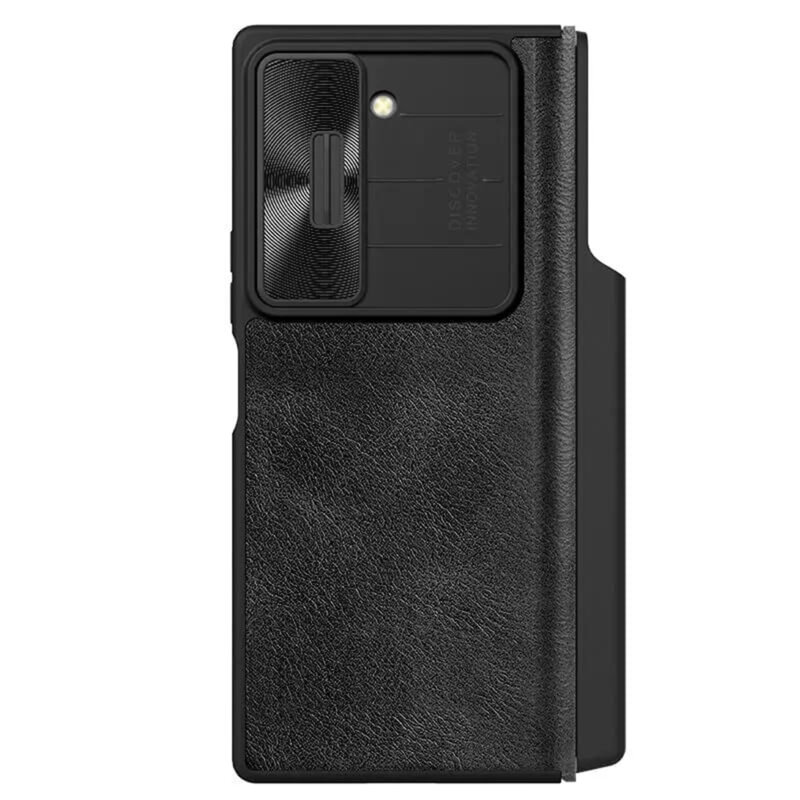 Husa Samsung Galaxy Z Fold6 Nillkin Qin Pro Leather, negru