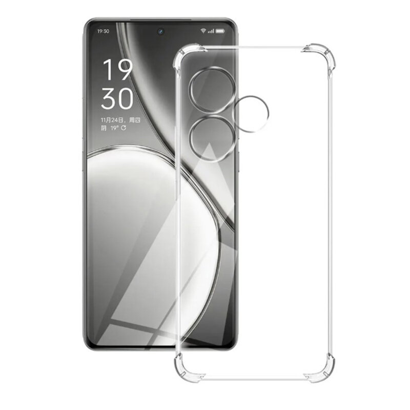 Husa Realme GT 6 Techsuit Shockproof Clear Silicone, transparenta
