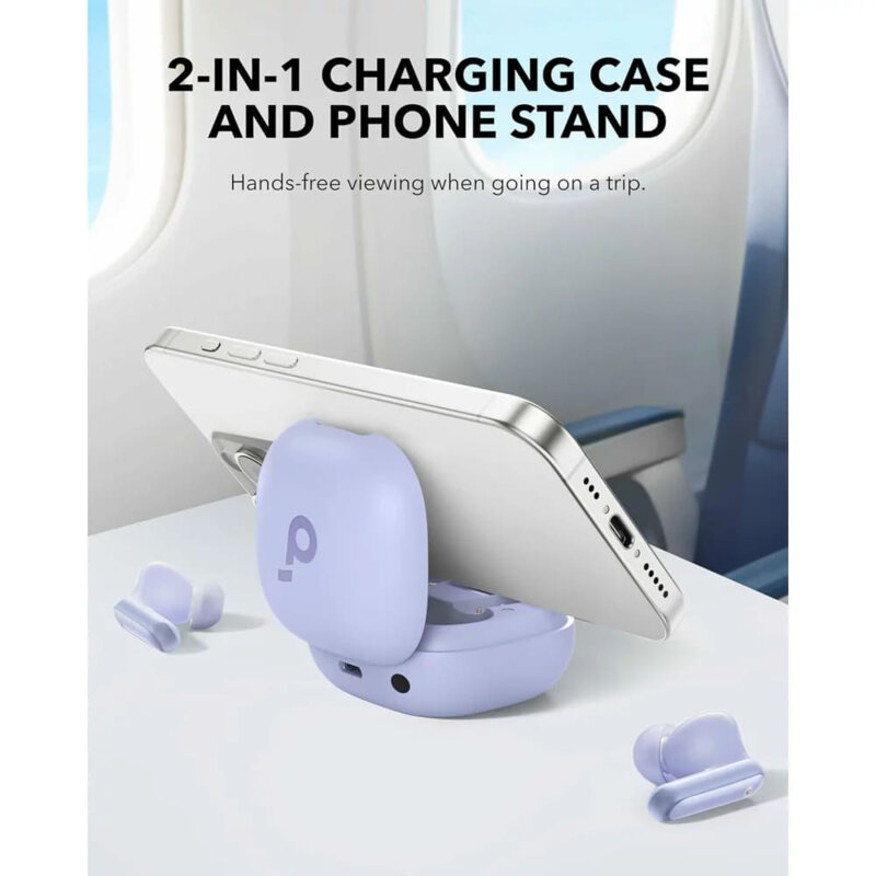Casti Bluetooth TWS, Noise Cancelling Anker SoundCore P40i, mov