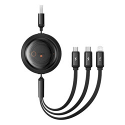 Cablu 3in1 Fast Charging 100W, 1.1m Baseus P10368700111-03