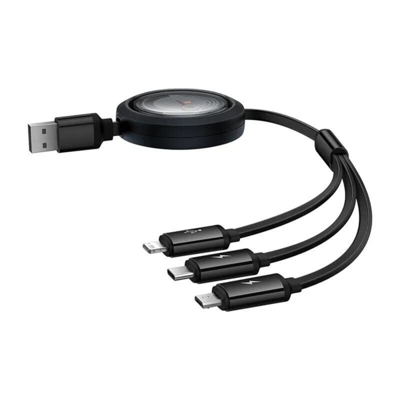 Cablu 3in1 Fast Charging 100W, 1.1m Baseus P10368700111-03