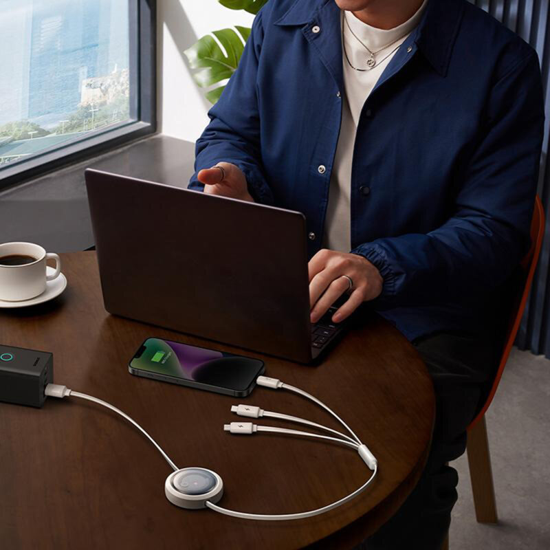 Cablu 3in1 Fast Charging 100W, 1.1m Baseus P10368700111-03