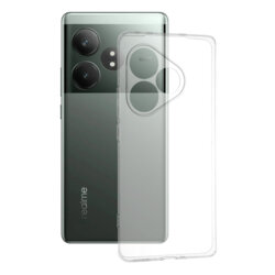 Husa Realme GT 6T Techsuit Clear Silicone, transparenta
