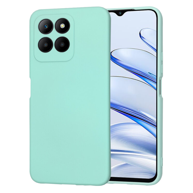 Husa silicon Honor 70 Lite Techsuit SoftFlex, turcoaz