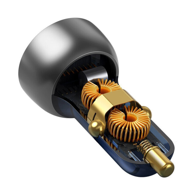 Incarcator auto Baseus 65W, cablu Type-C 100W, TZCCKX-0G