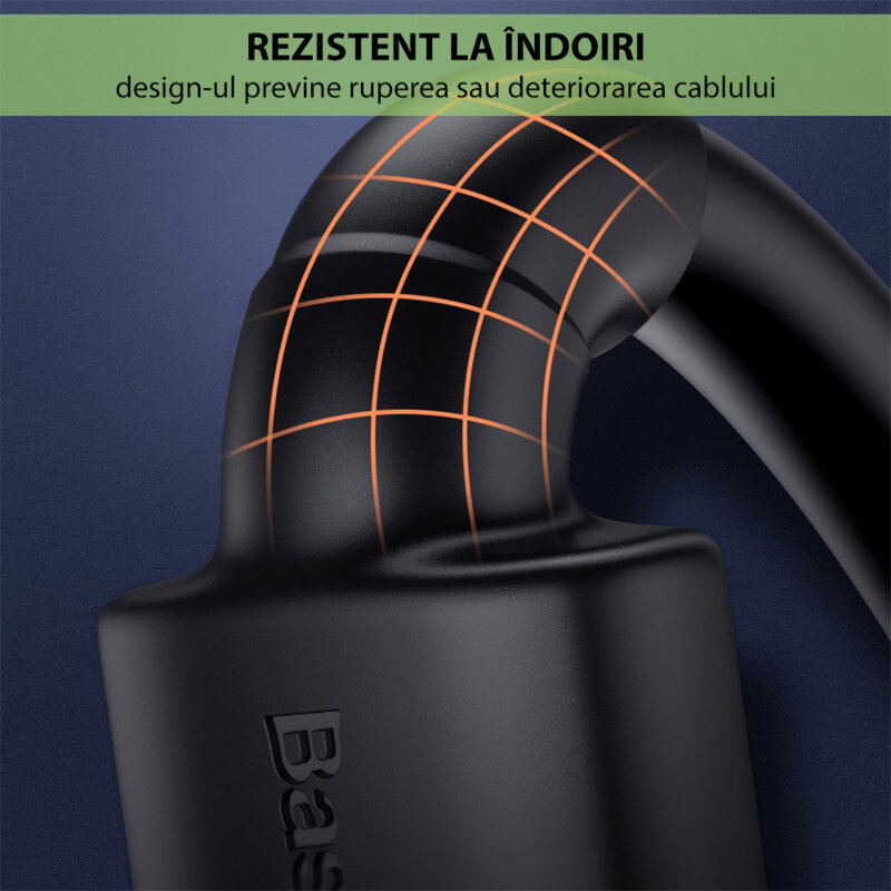 Cablu video Baseus HDMI 4K, 60Hz, 18Gbps, 1m, CADKLF-E01